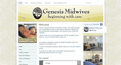 Desktop Screenshot of genesismidwives.ca